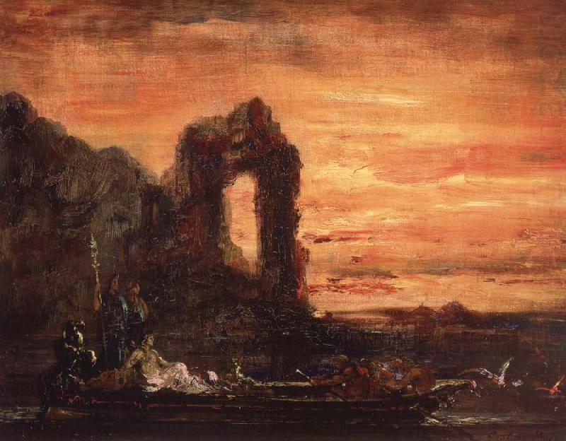 Gustave Moreau Klopatra on the Nile china oil painting image